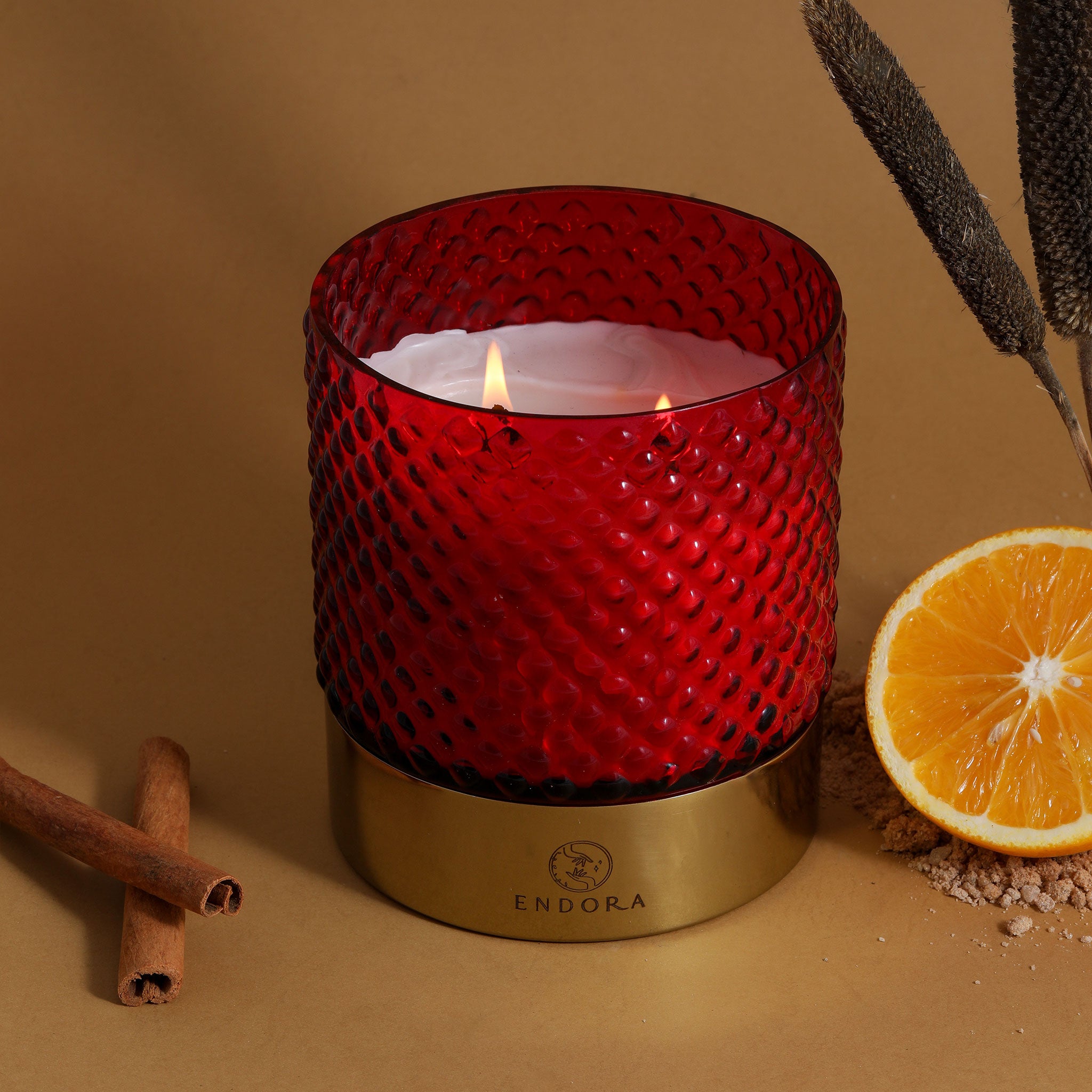 Retro Jar | Royal Red | Scented Candle