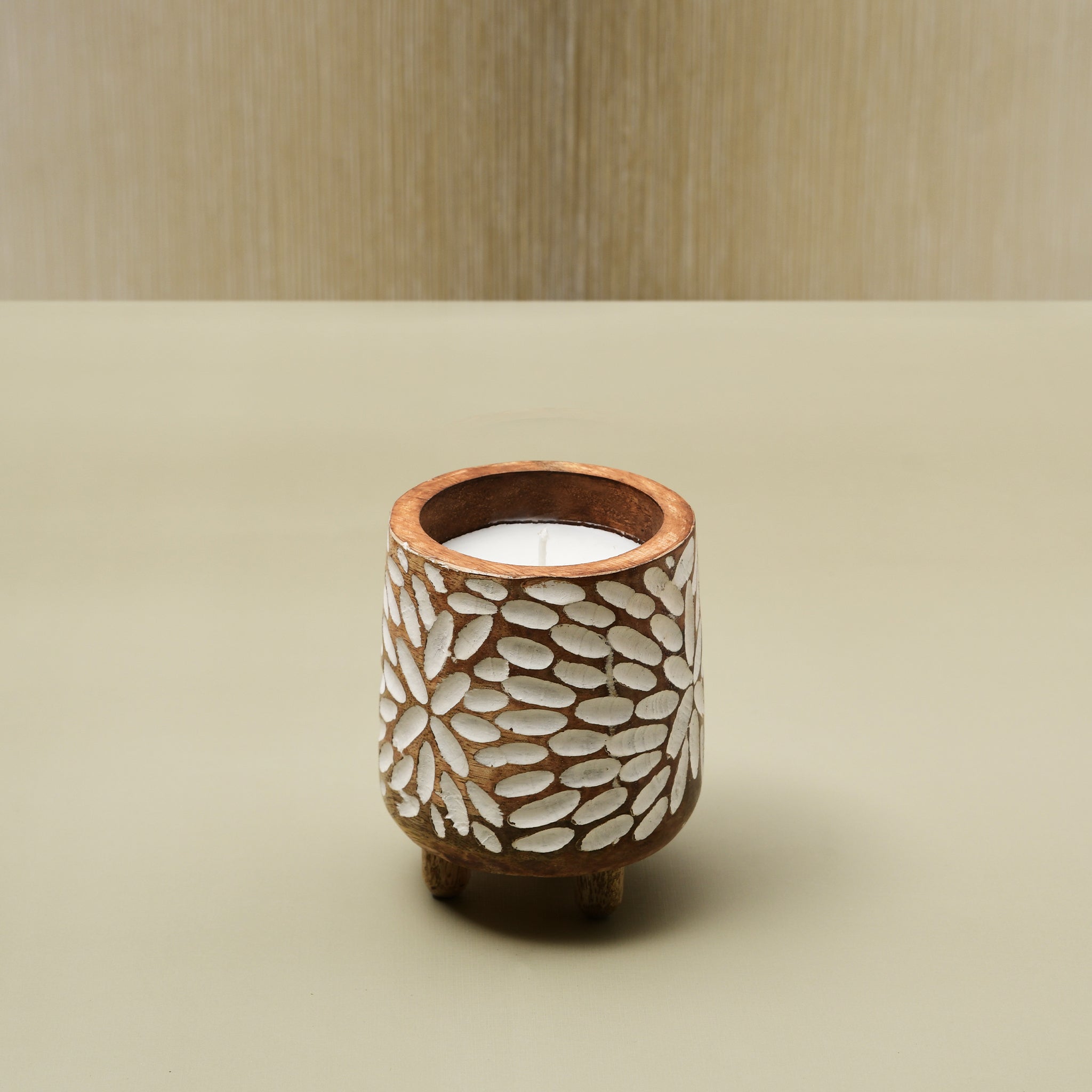 Wooden Flora Candles