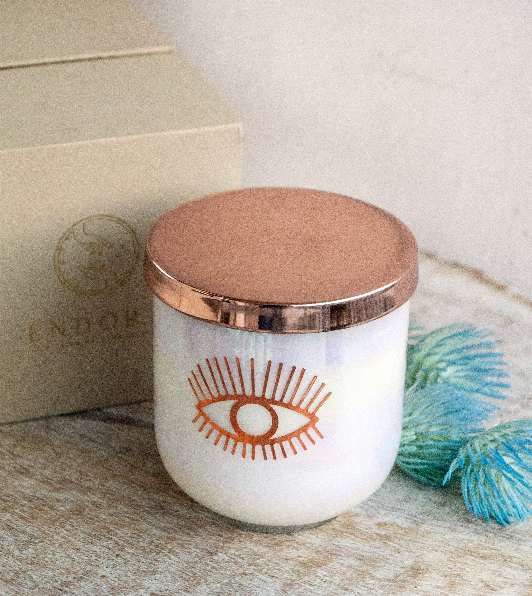 ROSE GOLD EVIL EYE | Mogra | Scented Candles